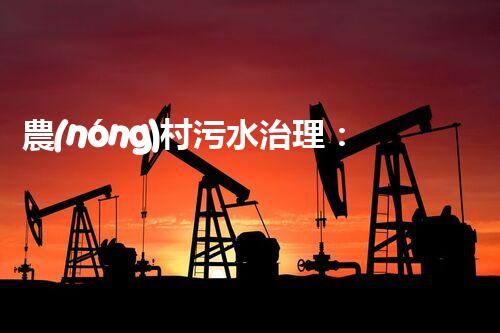 農(nóng)村污水治理：從臭水溝到清澈小溪！